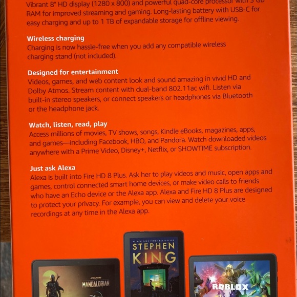Fire HD 8 PLUS - 64 GB - brand new/never opened, in original packaging - Picture 2 of 2